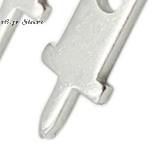 Premium 50-Pack 2.8mm Insert-Plug PCB Welding Sheet - Single-Leg Solder Lug - 0.8mm Thickness - Spring Terminal