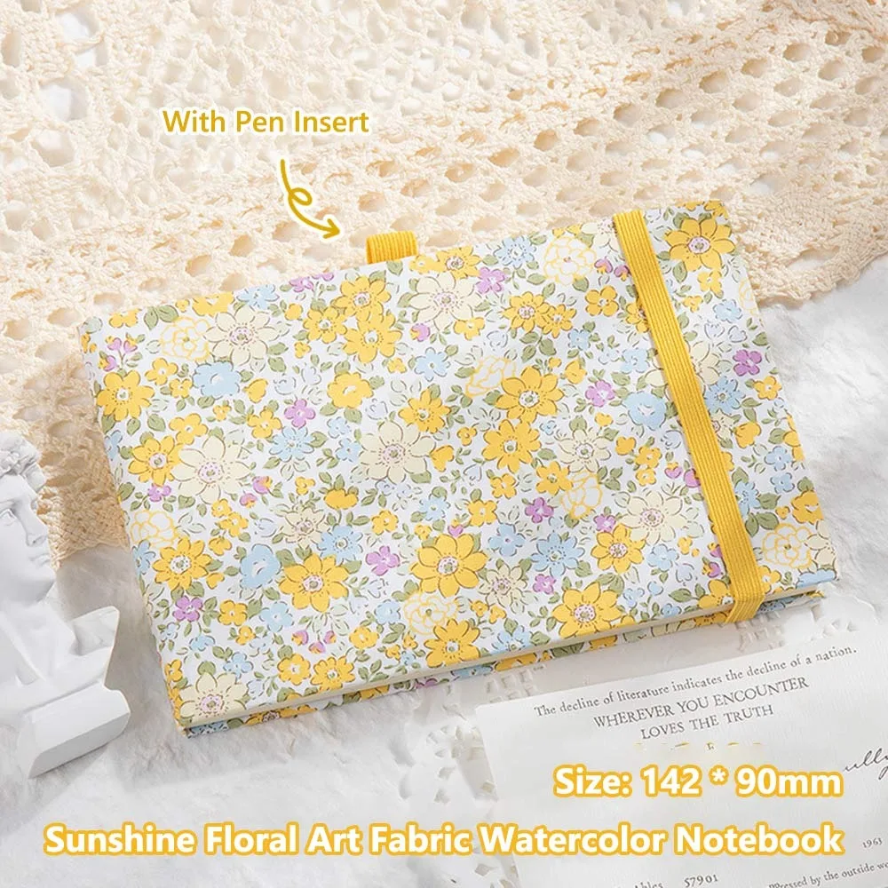 

New Mini Watercolor Painting Book Square Thickened 300g Pocket Sketchbook Portable Art Painting Notepad Travel