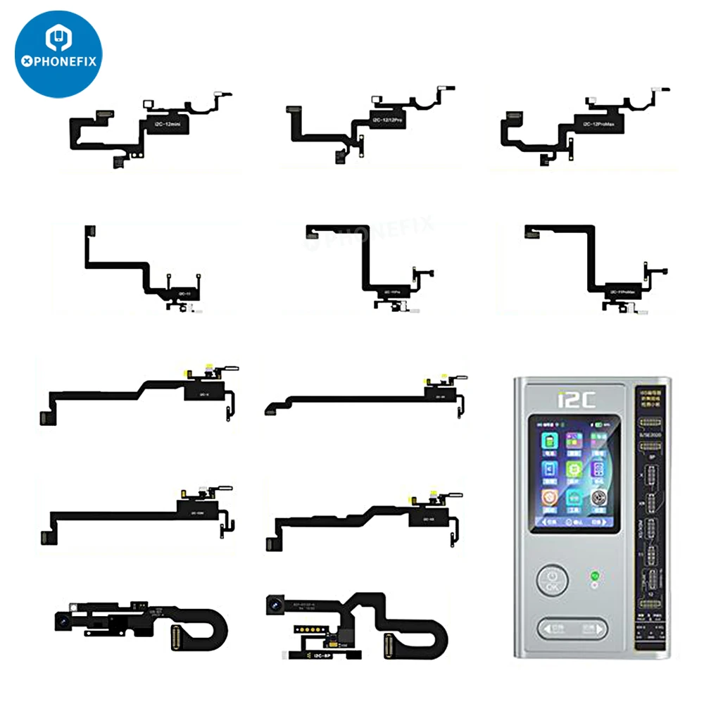 Fone ouvido i2C cabo flexível sensor proximidade do alto-falante teste cabo fita flexível para iPhone 8 SE2 SE3 8P X XS XS MAX XR 11 13 14 12 12 Mini acessórios de substituição usados com o programador inteligente i6S