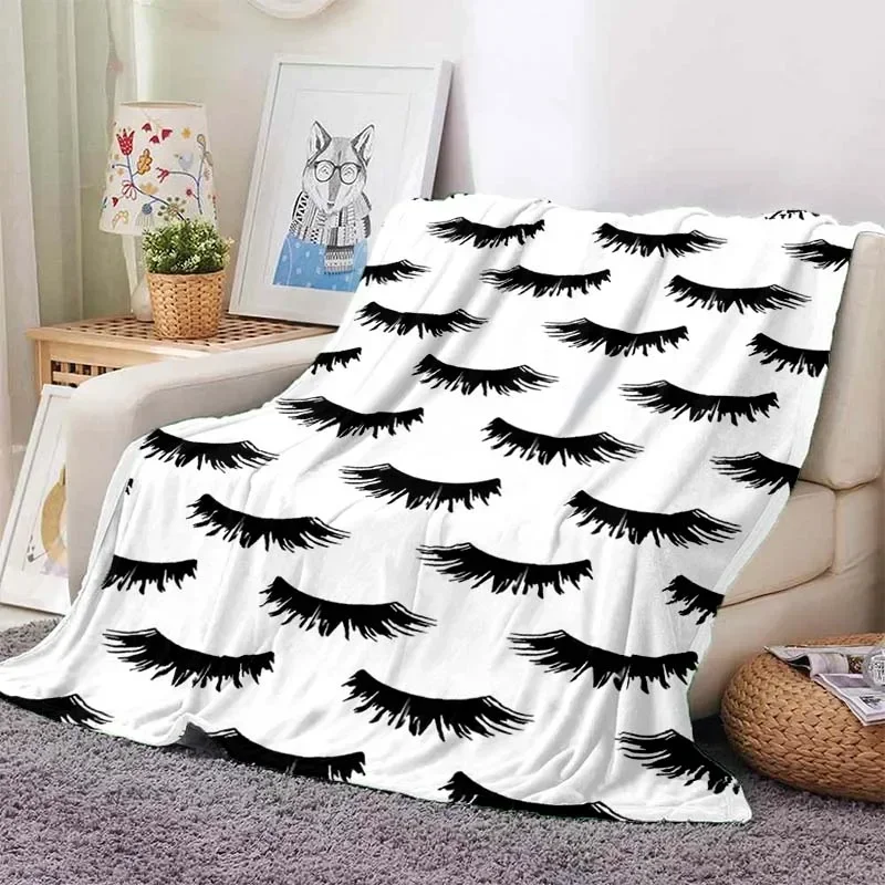 

Digital Printed Eyelash Velvet Soft Blanket Flannel Blanket Home Living Room Bedroom Bed Sofa