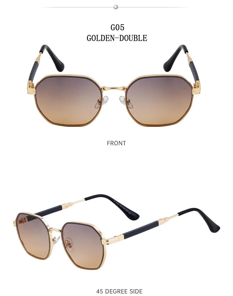 Vintage Sonnenbrille Für Männer Luxus Mode Gläser Shades Quadrat Sonnenbrille Frauen Trendy Gafas De Sol Hombre Zonnebril Occhiali – Detail 16