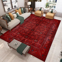 Oriental Red Carpet Persian Vintage Style Rugs for Living Room Oversize Red Carpet Hallway Runner Entrance Traditional Doormat