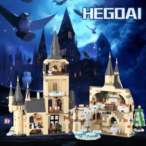 Nyaste Casle Harries-serien av tegelstenar, gör-det-själv-kompatibel med byggklossar, leksaker för pojkvänner, jul- och halloweenpresenter 8 best sales Lego Harry Potter minifigurer - №1