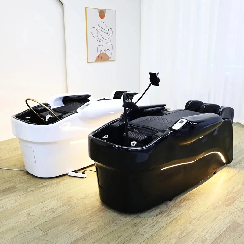 Automatic Hair Washing Massage Shampoo Bed, Ergonomic Design, Head SPA, Luxury Salons & Professional Hairdressing Services