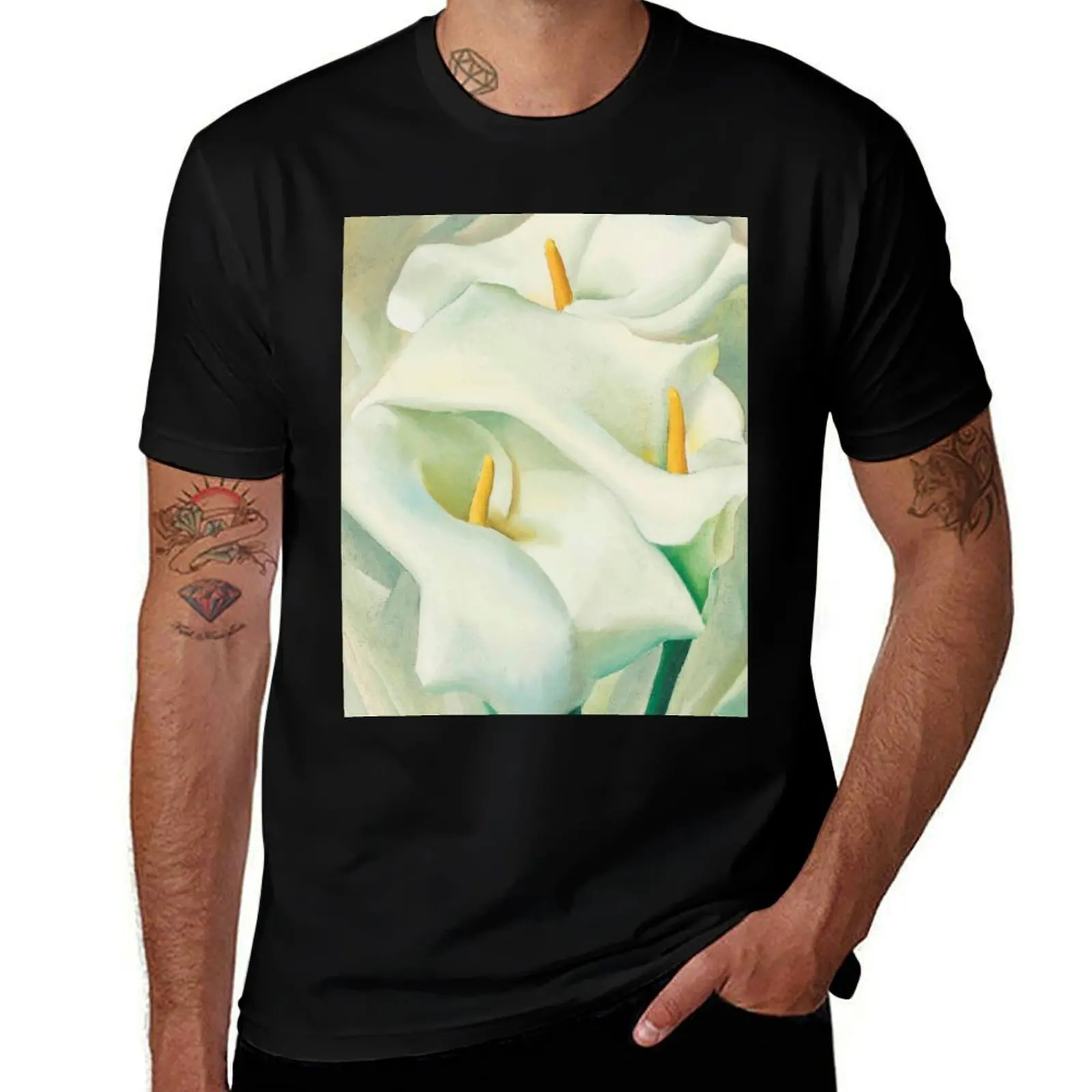 Georgia O'keeffe Calla Lillies T-Shirt t shirt personalised T-Shirt