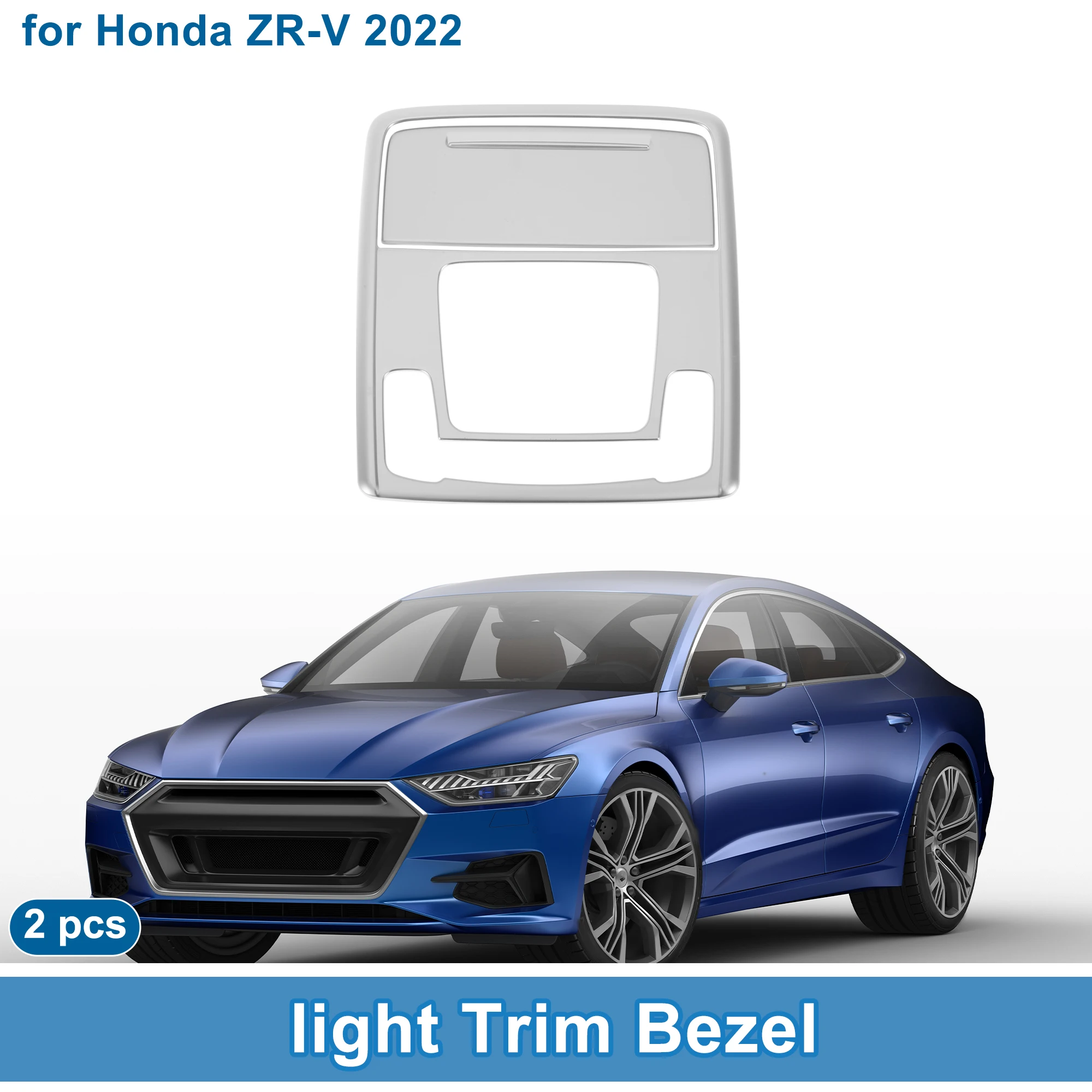 

Обшивка переднего фонаря UXCELL для Honda ZR-V 2022, серебристый тон