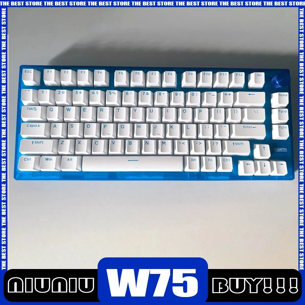 

Wraith W75 Magnetic Axis Keyboard 8k Quick Trigger Multifunctional Knob E-Sports Gaming Customization Mechanical Keyboard Gifts