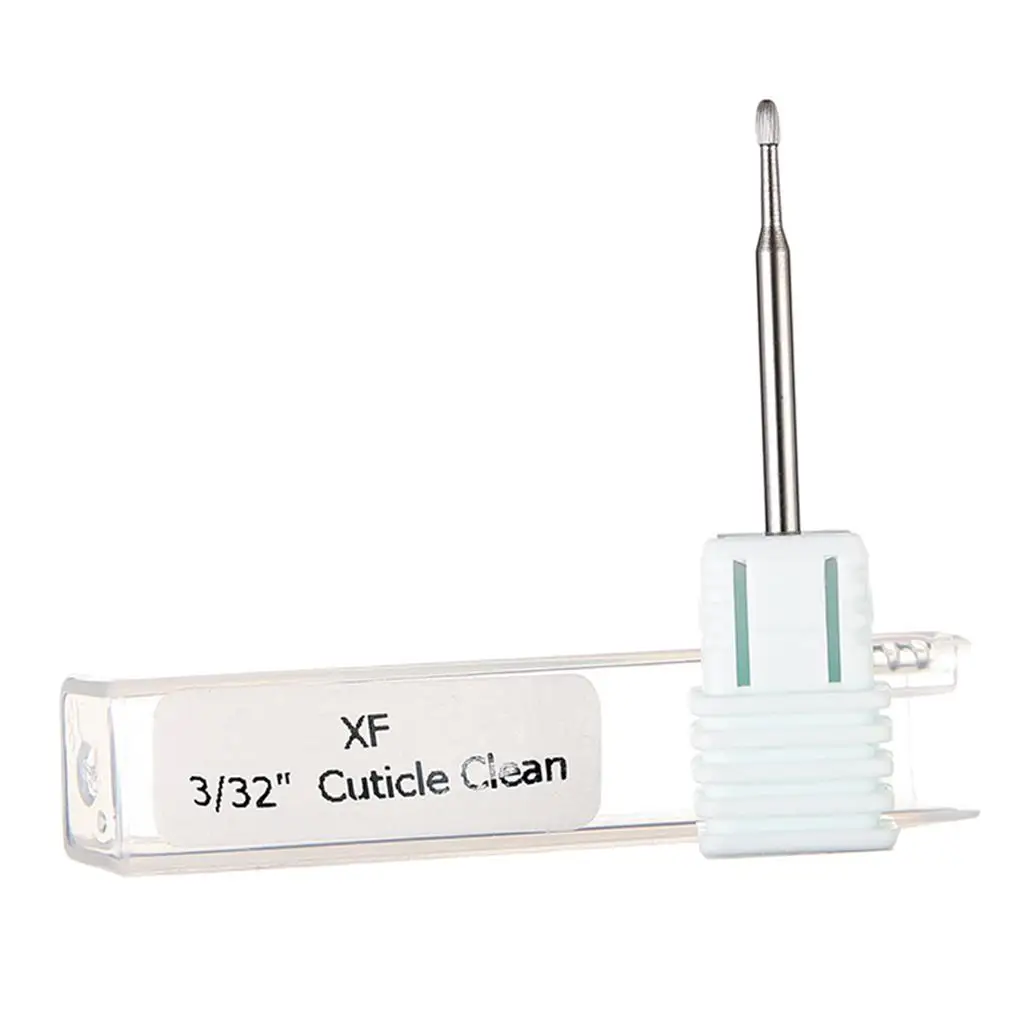 Foret de sécurité pour lime à ongles en acier au tungstène, manucure en carbure pour le nettoyage et le retrait des cuticules, le polissage