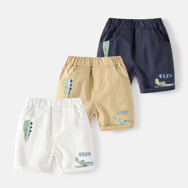 

Fashionable Children's Pants2025Summer Boys' Shorts Five-Point Pants Casual Mid-Length Pants Children's Cartoon Shorts Kore