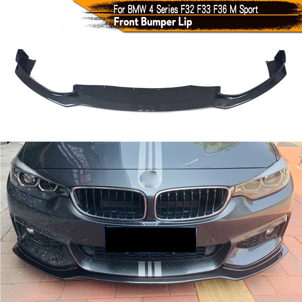 

Для BMW 4 серии F32 F33 F36 M Sport 2014 - 2018 передний бампер спойлер сплиттеры углеродное волокно/FRP