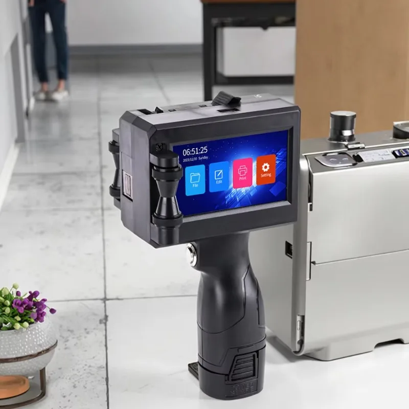 

Портативная печатная машина с логотипом, мини-принтер, мобильная струйная ручка, металлический ручной струйный принтер