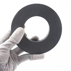 Ferriet Ring Magneet 21/35/40/45/50/60/70/90/100/110Mm Grade 8 Zware Magneet Keramische Ring Magneet Voor Ambachten Wetenschap Hobbie