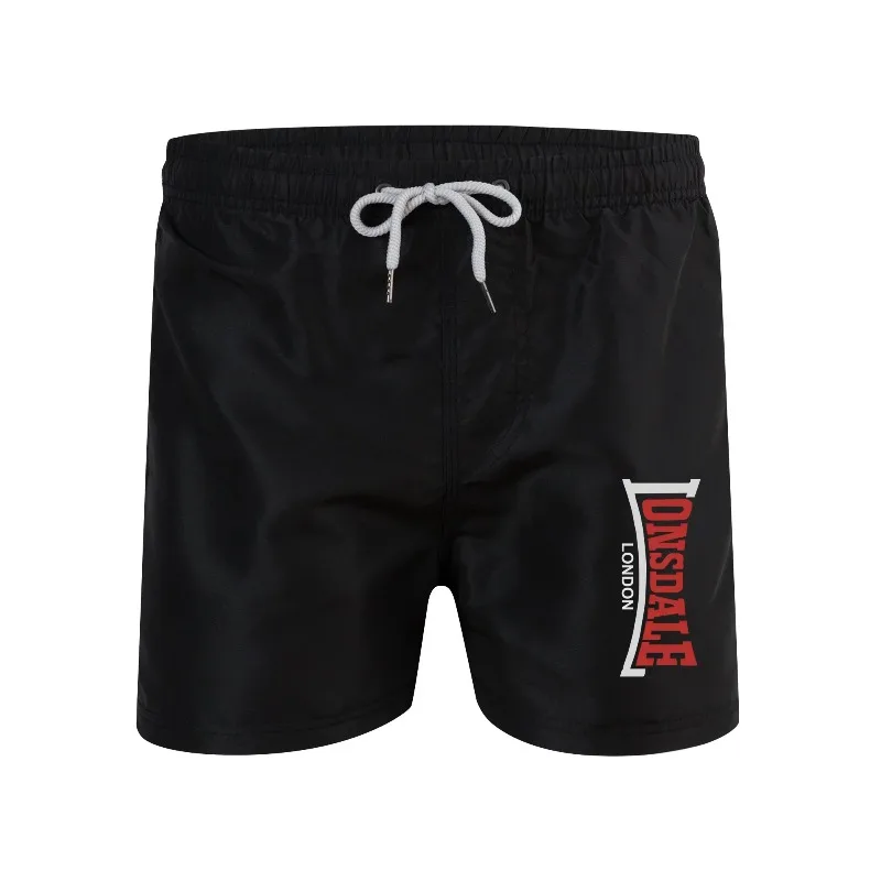 2026 New Men's Beach Printed Swim Trunks, Quick-Drying Summer Surfing Shorts for Leisure and Sports, with Mesh Pouch S-4XL