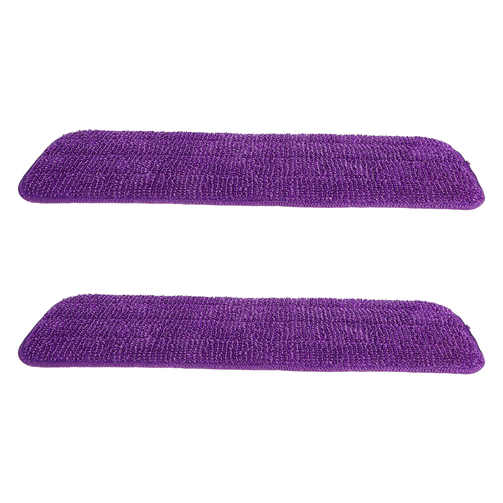 

2Pcs Mop Replacement Pads Fiber Highly Absorbent Reusable Flat Mop Heads for Floor Cleaning Home Office Commercial Cleaning