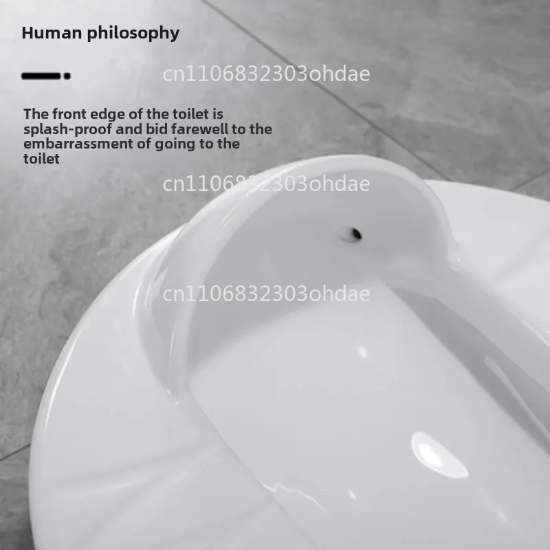 

Household toilet integrated squatting dual-purpose flushing deodorant toilet free table digging