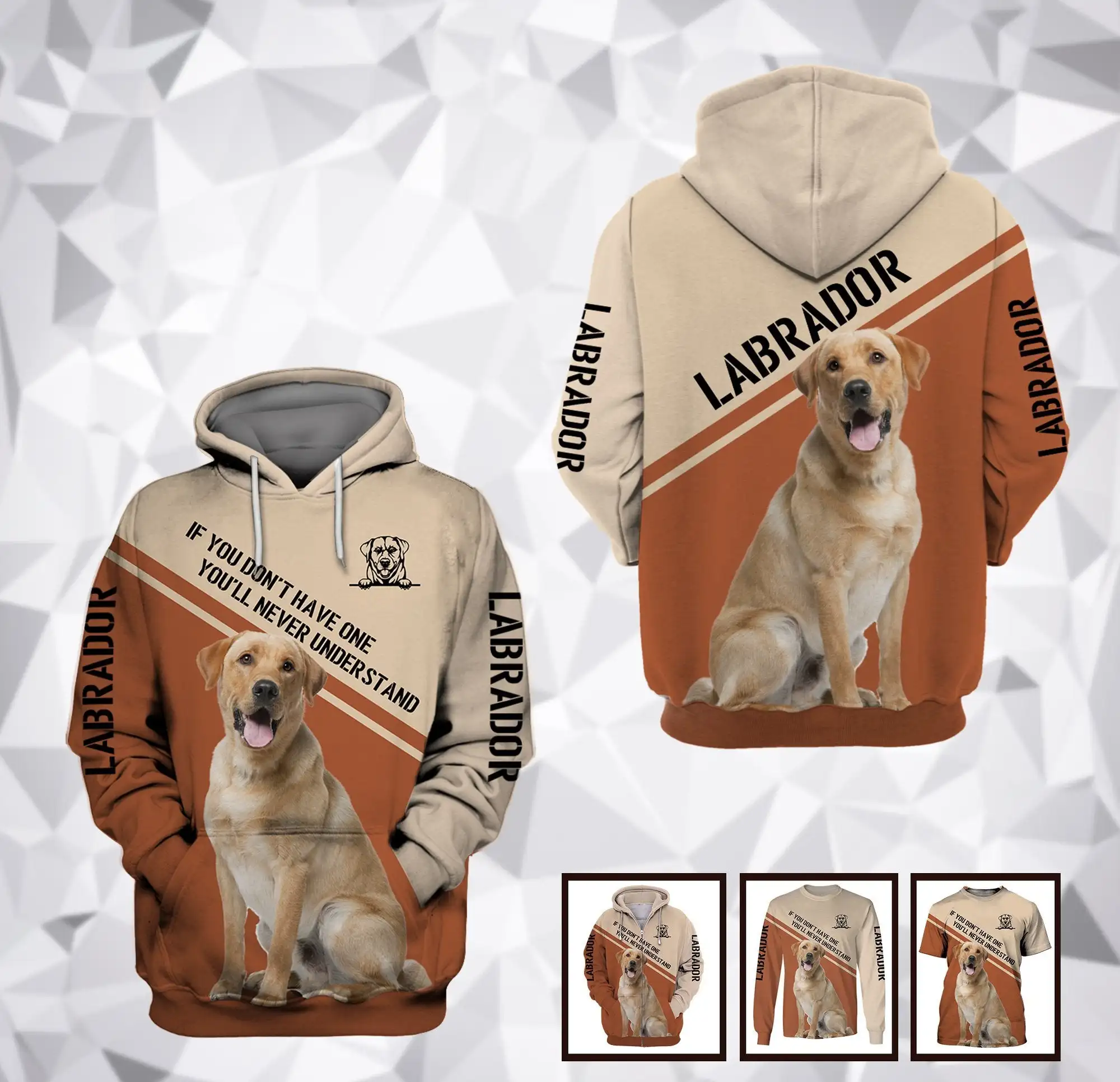 

Labrador Retriever Hoodie 3D Printed Hoodies Fashion Pullover Men For Women Sweatshirts Cosplay Costumes Zip Hoodie Tracksuit