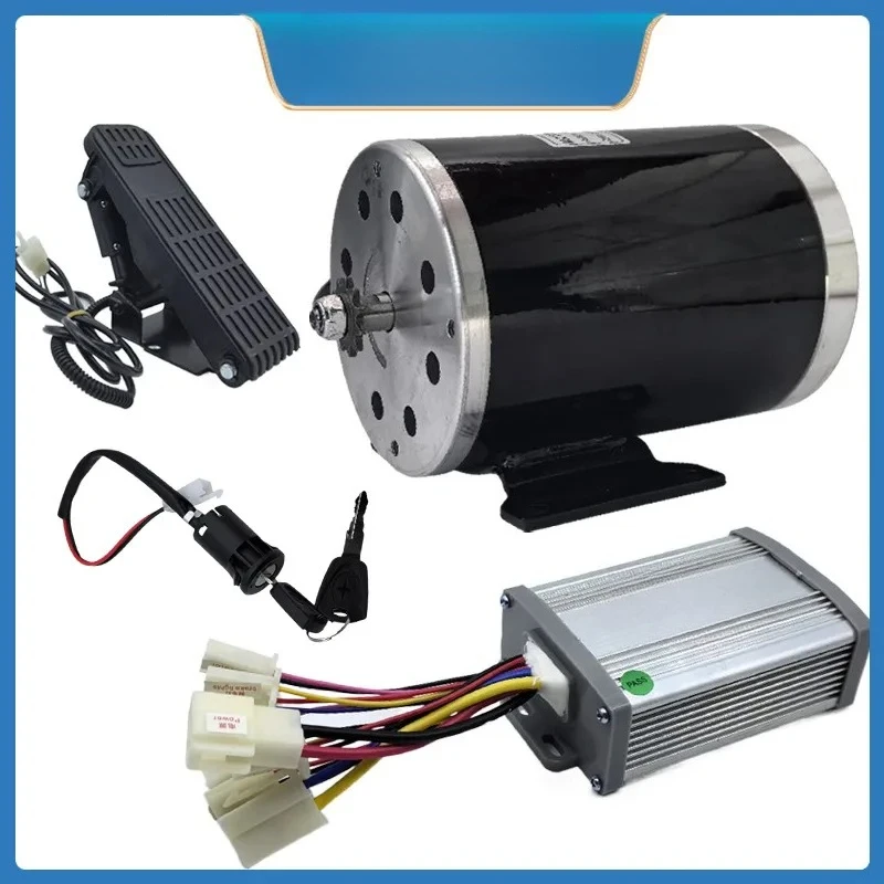 48V 500W 1000W DC Motor Controller Kit High Speed Throttle For Electric Motorcycle Self Propelled Conversion Parts