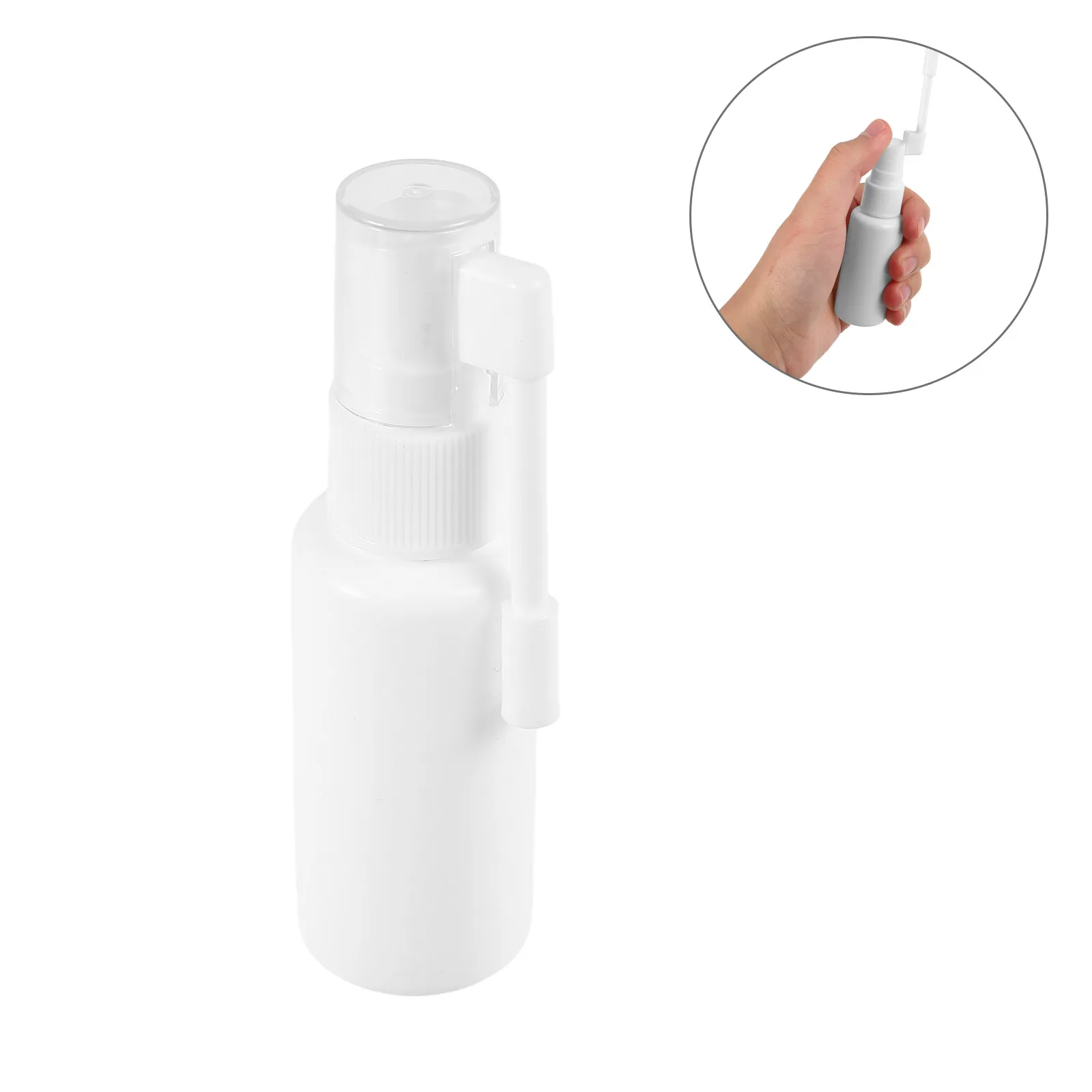 10Pcs Nasal Spray Bottle Long Nozzle Adjustable Swivel Head for Deep Nasal Cleaning Refillable Fine Mist Sprayer Portable Travel