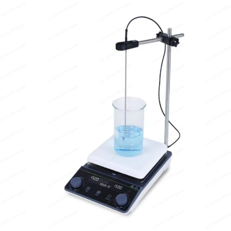New plastic magnetic stirrer with preheated LCD hot plate, electric stirrer, laboratory mixer