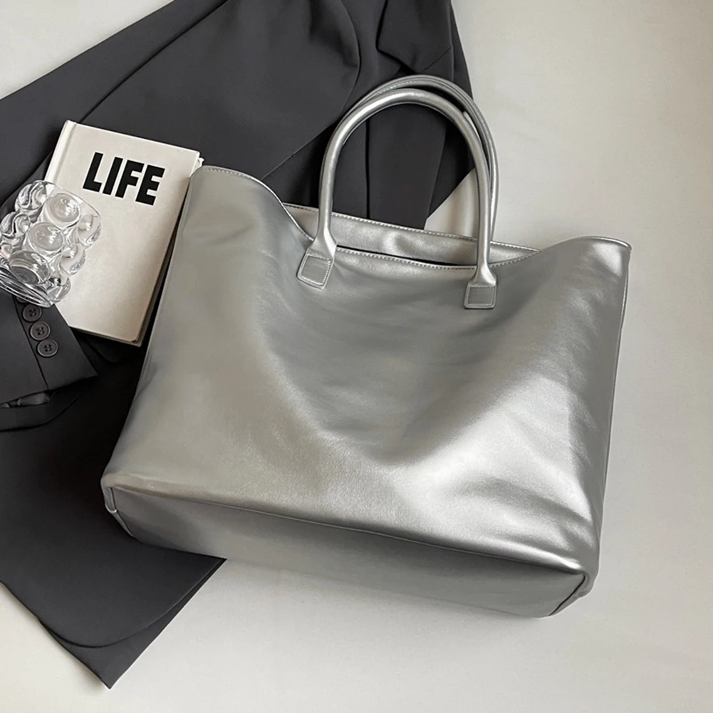 حقيبة كتف من Better Life مصنوعة من جلد البولي يوريثان لعطلة نهاية الأسبوع ذات سعة كبيرة حقيبة يد للمتسوقين كاجوال للنساء والعمل والتسوق والسفر