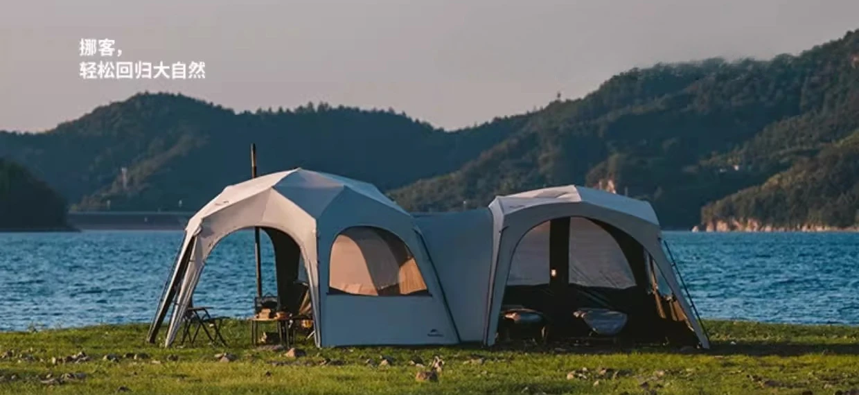 Campervan نزهة السفر في الهواء الطلق مقطورة سحب سيارة عربة قابلة للطي