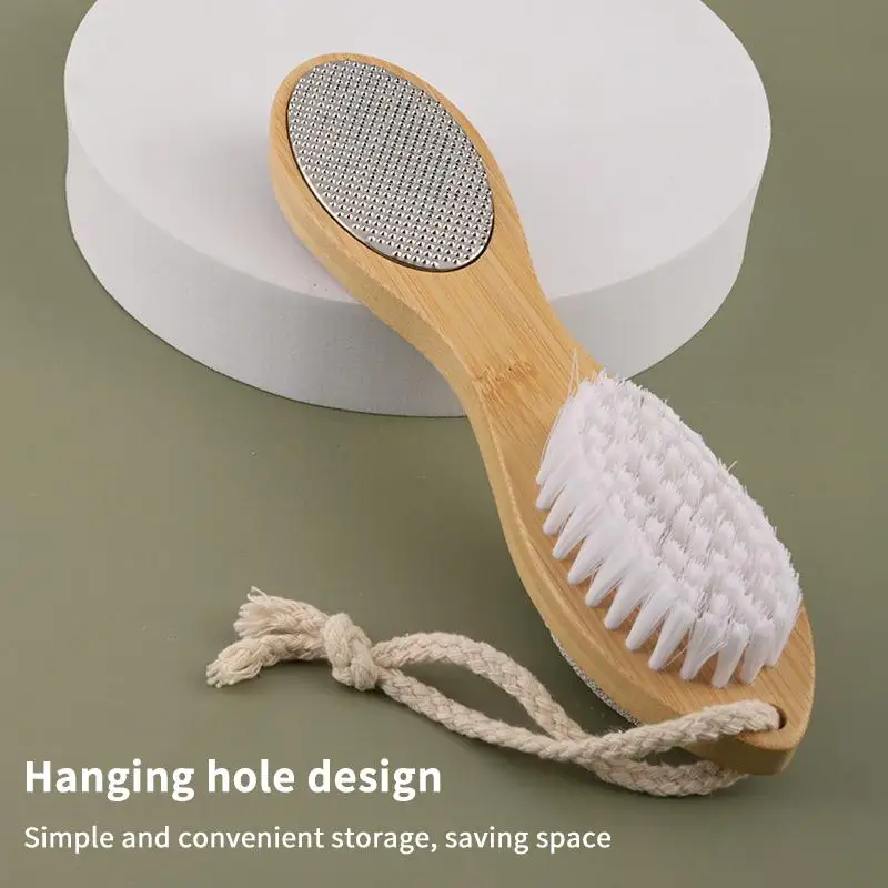 4-in-1 Foot Exfoliating Scrubber Dead Skin Callus Remover Portable Grinding Board for Travel Foot Care