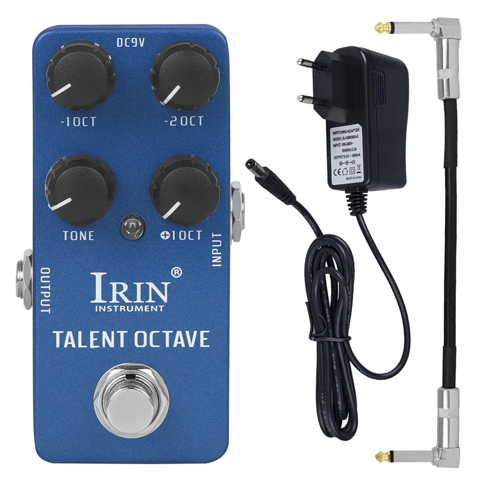 IRIN RS-19 Electric Guitar Effect Talent Octave Effect Pedal True Bypass Mini Single Guitar Pedal Guitar Accessories & Parts