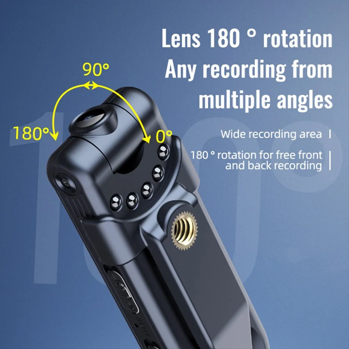 

Камера 1080P с задним зажимом, портативный цифровой видеорегистратор, полицейская камера для тела, инфракрасная камера ночного видения, маленькая велосипедная видеокамера