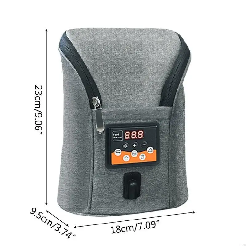 متعددة الوظائف سيارة USB المزدوج زجاجة جهاز حفظ حرارة الحليب زجاجة محمولة دفئا سخان كوب للسفر الحليب المشروبات سخان ترموستات #6