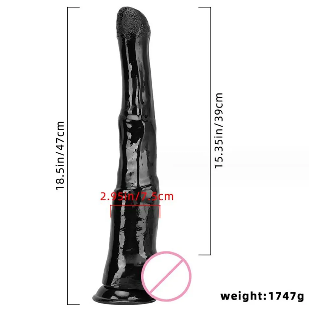 Super Long Horse Dildo Realistic Animal Penis with Suction Cup Anal Dildo Vagina G-spot Stimulat Big Dick Sex Toys for Women Men