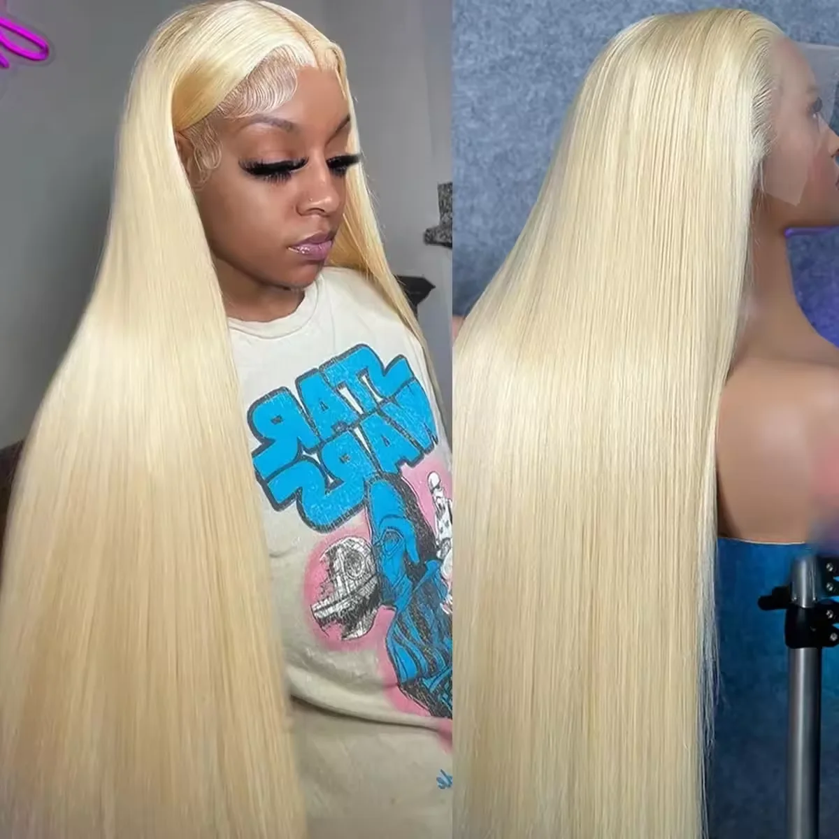 

613 Blonde Lace Front Wig Human Hair 13X6 Hd Lace Frontal Wig Straight Lace Front Wigs Human Hair 13X4 Lace Front Human Hair Wig