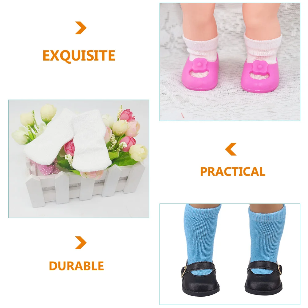 8-teiliges Socken-Spielzeug-Dekor, Spielhaus, Mini-Foto-Requisiten, Kostüm, Spielzeug für Puppen, Zubehör, Mädchen