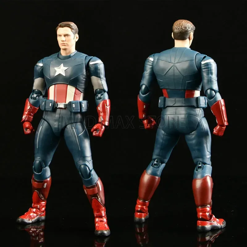 

Оригинальный набор для сборки модели Bandai S.H.Figuarts THE Avengers 4 Loki Captain 150mm America, коллекционные аниме-фигурки, игрушки для мальчиков