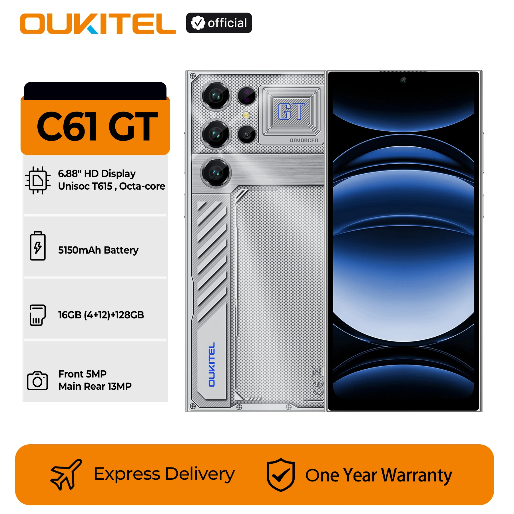 2026 NEW OUKITEL C61 GT 6.88