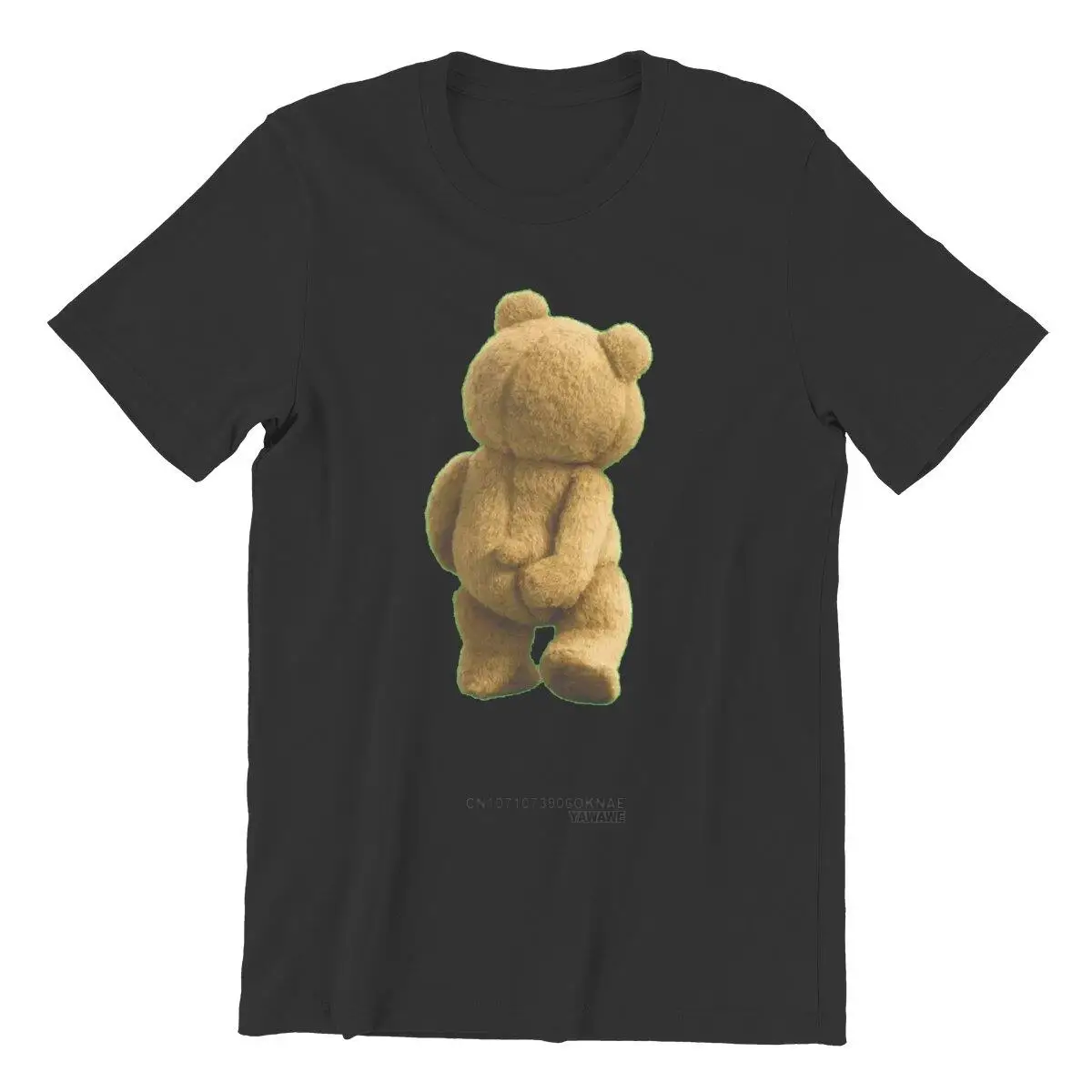 Teddy Bear Ted Scratching print T Shirt Clothing Funny Short Sleeve O Neck Tees Party Exercise Is Essential Short Sleeve