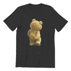 Teddy Bear Ted Scratching print T Shirt  Clothing Funny Short Sleeve O Neck Tees Party Exercise Is Essential Short Sleeve