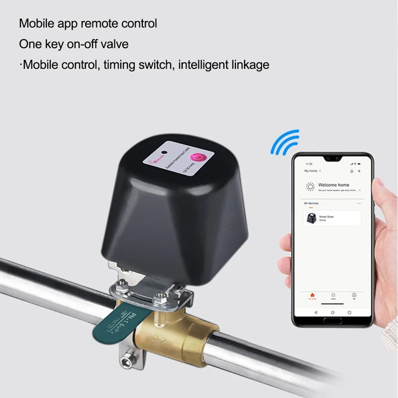 Tuya Wifi Waterlekkagesensor Smart Home Waterlekkage Detector Overstroming Waarschuwing Overflow Beveiliging Via Smart Life