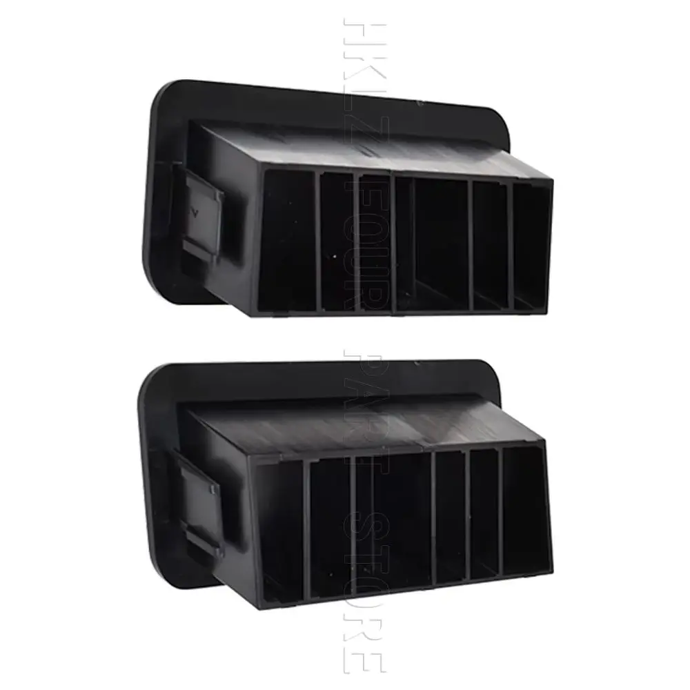 For VW Transporter T4 Bus Van 2 Pcs New Front Dashboard Vent Grill Covers black ABS Easy Installation car accessories