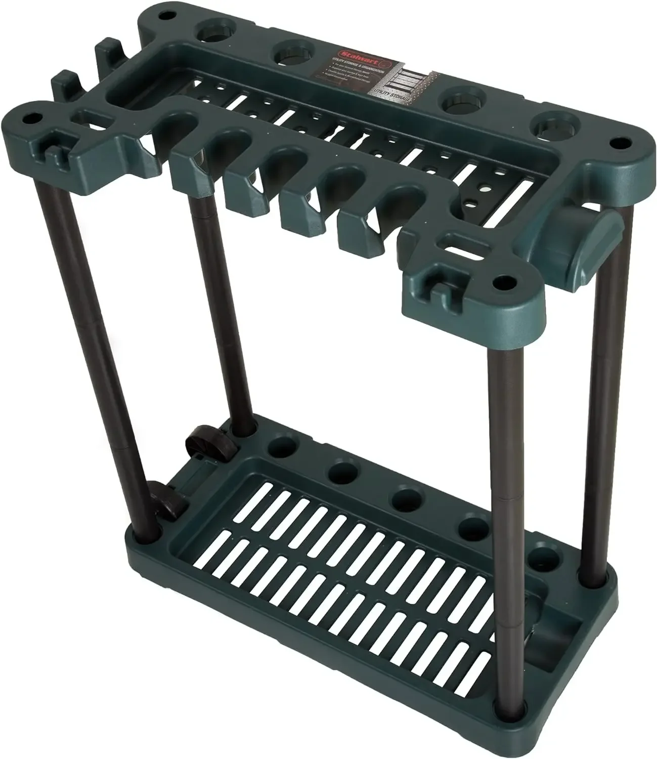 

Organizer - Utility Rack, Holds Yard Tools - Garage Organizers and Storage Home Essentials by Stalwart - 40 Yard Tools