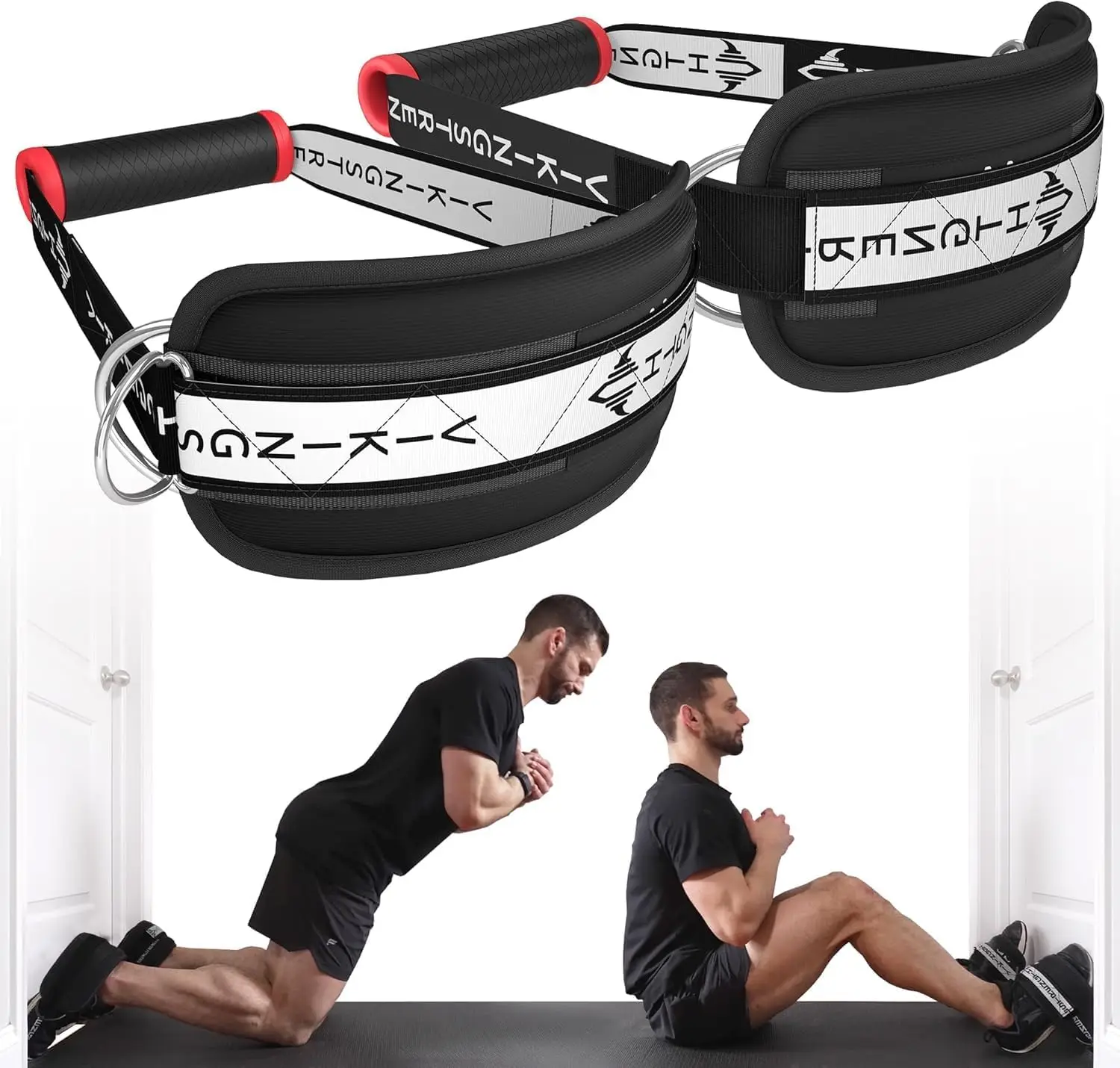 Vikingstrength VOL 2 Nordic Hamstring Curl with Extra Long Straps - Super Stability, Nordic Curl Home Equipment, glute, Hamstrin