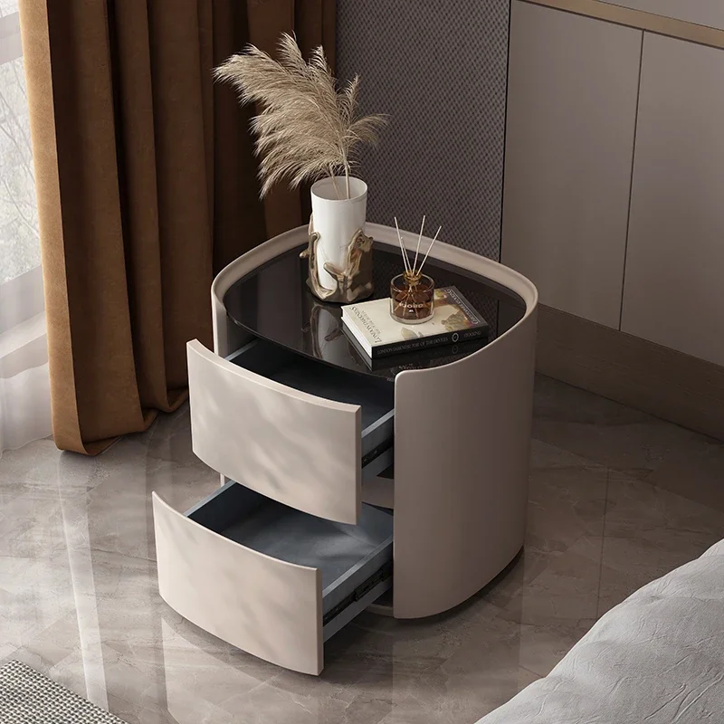 Aesthetic Nordic Nightstand Table Minimalist Minimal Space Saving Narrow Bedsides Table Small Side Szafki Nocne Hotel Furniture