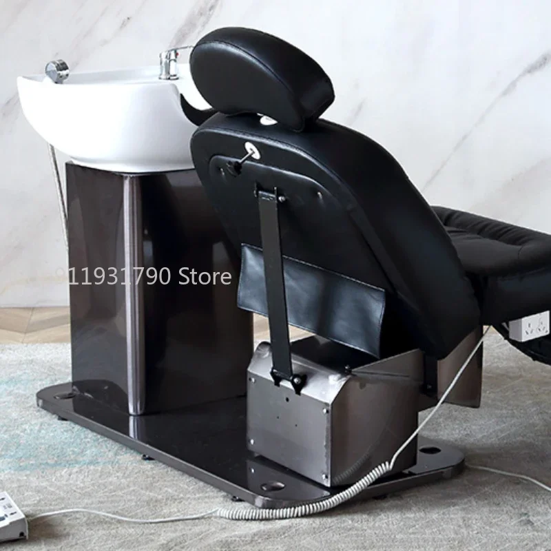 Massage Head Spa Bed Luxury Cosmetic Water Therapy Hairdressing Chair Professional Lettino Massaggio Salon Furniture MQ50SC