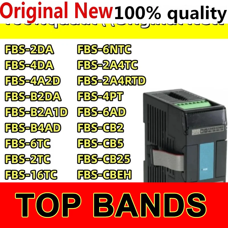 

New FATEK PLC FBs Series Expansion module FBS-2AD FBS-4DA FBS-4A2D FBS-6AD FBS-B2DA FBS-B2A1D FBS-B4AD FBS-CB2 FBS-CBES FBS-1LC