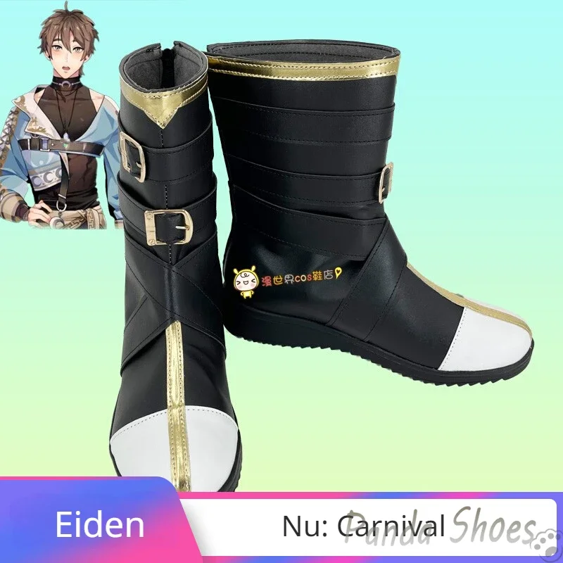 

Nu Carnival Eiden Cosplay Shoes Anime Game Cos Long Boots Nu Carnival Eiden Cosplay Costume Prop Shoes for Halloween Party