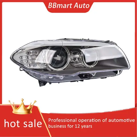 63117271912 BBmart Auto Parts 1 Pcs Spare Bi-Xenon Headlights Headlamp Front Right For BMW F10 F11 F18 520 523 Car Accessories