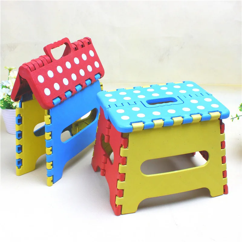 

Nursery carrying handles, anti slip seats dots, small stools, children's plastic stools, folding stools