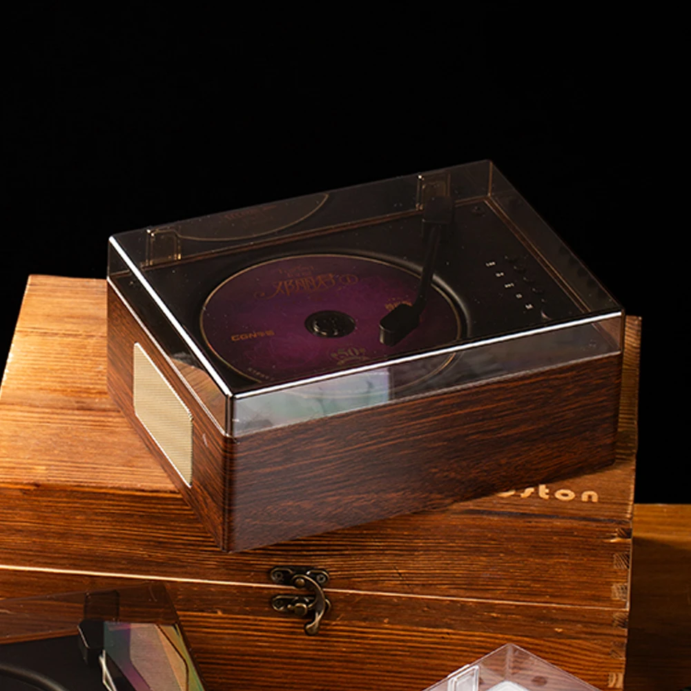 

Портативный CD-плеер, перезаряжаемый пульт дистанционного управления, домашний музыкальный плеер, Bluetooth-совместимый 5,0, поддержка CD BT USB, 3,5 мм, AUX, домашний декор