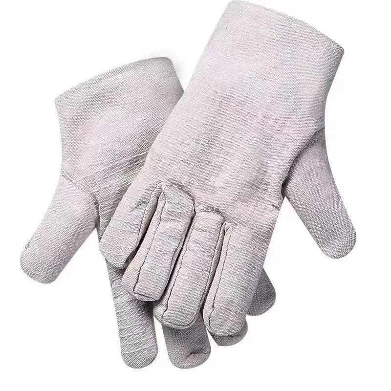 24-line Double-layer Thickened Wear-resistant Electric Welding Work Handling Heat Insulation Labor Protection Protective Gloves