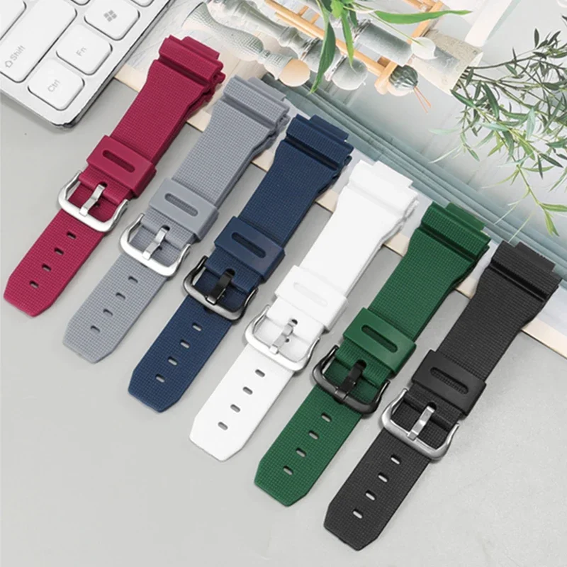 Rubber Watch Band for DW5600 6900 GW-M5610 G5600 5700 GWX-5600 Series Silicone Men Sport Strap Accesories Bracelet