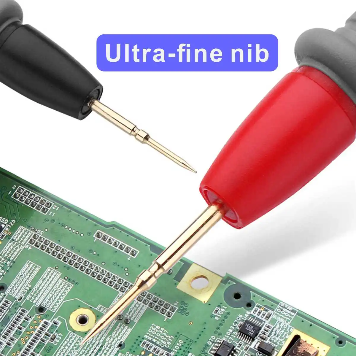 Multimeter Test Leads Extra Sharp Probe Universal Voltage Tester Digital High Precision PVC Heat Resistant Durable 10A/20A